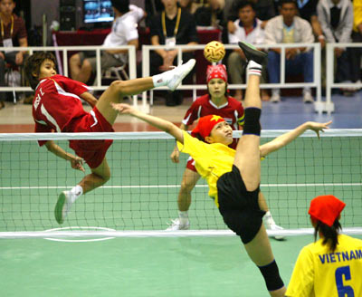 National sepak takraw championship 2013 in Hanoi